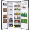 Hoover HHSBSO-6174XWDK-1 American Fridge Freezer,  Non-Plumbed, Stainless Steel, E Rated