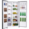 Hoover HHSBSO-6174XWDK-1 American Fridge Freezer,  Non-Plumbed, Stainless Steel, E Rated