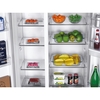 Hoover HHSBSO-6174XWDK-1 American Fridge Freezer,  Non-Plumbed, Stainless Steel, E Rated