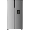 Hoover HHSBSO-6174XWDK-1 American Fridge Freezer,  Non-Plumbed, Stainless Steel, E Rated