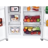 Hoover HOSR5918EIXK American Fridge Freezer, Stainless Steel, E Rated,  Plumbed