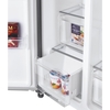 Hoover HOSR5918EIXK American Fridge Freezer, Stainless Steel, E Rated,  Plumbed