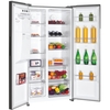 Hoover HOSR5918EIXK American Fridge Freezer, Stainless Steel, E Rated,  Plumbed