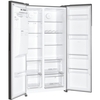 Hoover HOSR5918EIXK American Fridge Freezer, Stainless Steel, E Rated,  Plumbed