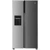Hoover HOSR5918EIXK American Fridge Freezer, Stainless Steel, E Rated,  Plumbed