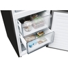Hoover HONCQ2T618EBK Total No Frost Fridge Freezer, 60/40, Black, E Rated
