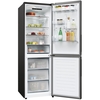 Hoover HONCQ2T618EBK Total No Frost Fridge Freezer, 60/40, Black, E Rated
