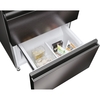 Haier HFR3718ENMD American Fridge Freezer, Grey, E Rated,  Non-Plumbed