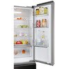 Haier HFR3718ENMD American Fridge Freezer, Grey, E Rated,  Non-Plumbed