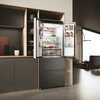Haier HFR3718ENMD American Fridge Freezer, Grey, E Rated,  Non-Plumbed