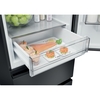 Haier HTW3618ENPB No Frost Fridge Freezer, 60/40, Black, E Rated