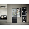 Haier HTW3618ENPB No Frost Fridge Freezer, 60/40, Black, E Rated