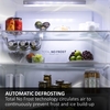 Haier HTW3618ENPB No Frost Fridge Freezer, 60/40, Black, E Rated