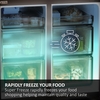 Haier HTW3618ENPB No Frost Fridge Freezer, 60/40, Black, E Rated