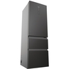 Haier HTW3618ENPB No Frost Fridge Freezer, 60/40, Black, E Rated