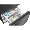 Haier HTW3618ENPB No Frost Fridge Freezer, 60/40, Black, E Rated