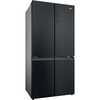 Haier HCR39F19ENPT American Fridge Freezer, Black, E Rated,  Non-Plumbed