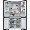 Haier HCR39F19ENPT American Fridge Freezer, Black, E Rated,  Non-Plumbed