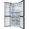 Haier HCR39F19ENPT American Fridge Freezer, Black, E Rated,  Non-Plumbed