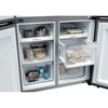 Haier HCR39F19ENPT American Fridge Freezer, Black, E Rated,  Non-Plumbed