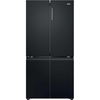 Haier HCR39F19ENPT American Fridge Freezer, Black, E Rated,  Non-Plumbed
