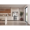 Haier HFKR5718DNMM American Fridge Freezer, Stainless Steel, D Rated,  Non-Plumbed