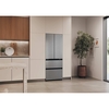 Haier HFKR5718DNMM American Fridge Freezer, Stainless Steel, D Rated,  Non-Plumbed