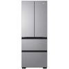 Haier HFKR5718DNMM American Fridge Freezer, Stainless Steel, D Rated,  Non-Plumbed