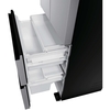 Haier HFKR5718DNMM American Fridge Freezer, Stainless Steel, D Rated,  Non-Plumbed