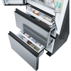 Haier HFKR5718DNMM American Fridge Freezer, Stainless Steel, D Rated,  Non-Plumbed