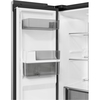 Haier HCR58S18CWMM Rise Cube Series American Fridge Freezer, Silver, C Rated,  Non-Plumbed