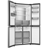 Haier HCR58S18CWMM Rise Cube Series American Fridge Freezer, Silver, C Rated,  Non-Plumbed