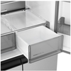 Haier HCR58S18CWMM Rise Cube Series American Fridge Freezer, Silver, C Rated,  Non-Plumbed