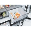 Haier HCR58S18CWMM Rise Cube Series American Fridge Freezer, Silver, C Rated,  Non-Plumbed