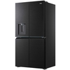 Haier HCW79F18CHMB American Fridge Freezer, Black, C Rated