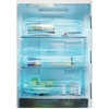 Haier HTR3518DNGWK No Frost Fridge Freezer, White Glass, 60/40, D Rated