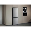 Haier HDPR3618DNPK No Frost Fridge Freezer, Sliding Hinge, 60/40, Stainless Steel, D Rated