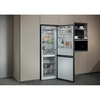 Haier HDPR3618DNPK No Frost Fridge Freezer, Sliding Hinge, 60/40, Stainless Steel, D Rated