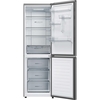 Haier HDPR3618DNPK No Frost Fridge Freezer, Sliding Hinge, 60/40, Stainless Steel, D Rated