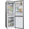 Haier HDPR3618DNPK No Frost Fridge Freezer, Sliding Hinge, 60/40, Stainless Steel, D Rated