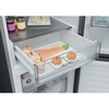 Haier HDPR3618DNPK No Frost Fridge Freezer, Sliding Hinge, 60/40, Stainless Steel, D Rated