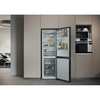 Haier HDPR3618DNPK No Frost Fridge Freezer, Sliding Hinge, 60/40, Stainless Steel, D Rated