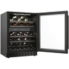 Haier HAKWBD 60 UK Wine Cooler, Black, F Rated