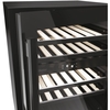 Haier HAKWBD 60 UK Wine Cooler, Black, F Rated
