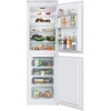 Candy CB50S518EK Static Integrated Fridge Freezer, Sliding Hinge, 50/50, White, E Rated