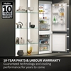Haier HBW7518CTK Total No Frost Integrated Fridge Freezer, Sliding Hinge, 70/30, C Rated