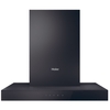 Haier HATS6CBS4B 60cm Chimney Cooker Hood, Black, A+ Rated
