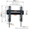 Vogel's TVM 3205 Comfort Fixed TV Wall Mount 19-50", Black