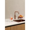 Quooker 3FSRCO 3 in 1 PRO3 Fusion Square Tap with 3 Litre Tank, Rose Copper