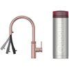 Quooker 3XRCO 3 in 1 PRO3 Flex Round Tap with 3 Litre Tank, Rose Copper